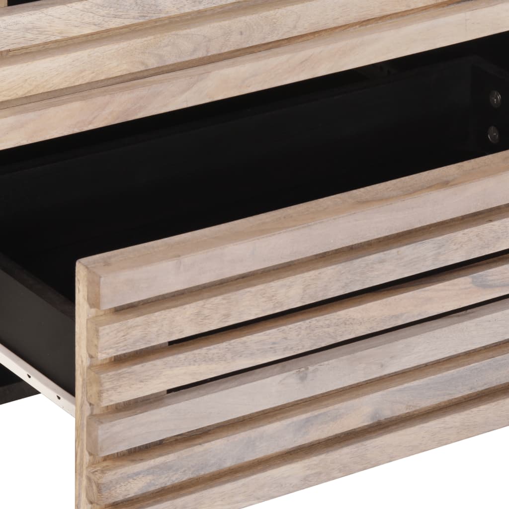 Skjenker 2 stk 60x34x75 cm heltre mango