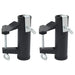 Parasollklemmer for balkong 2 stk 25-38 mm stål vidaXL