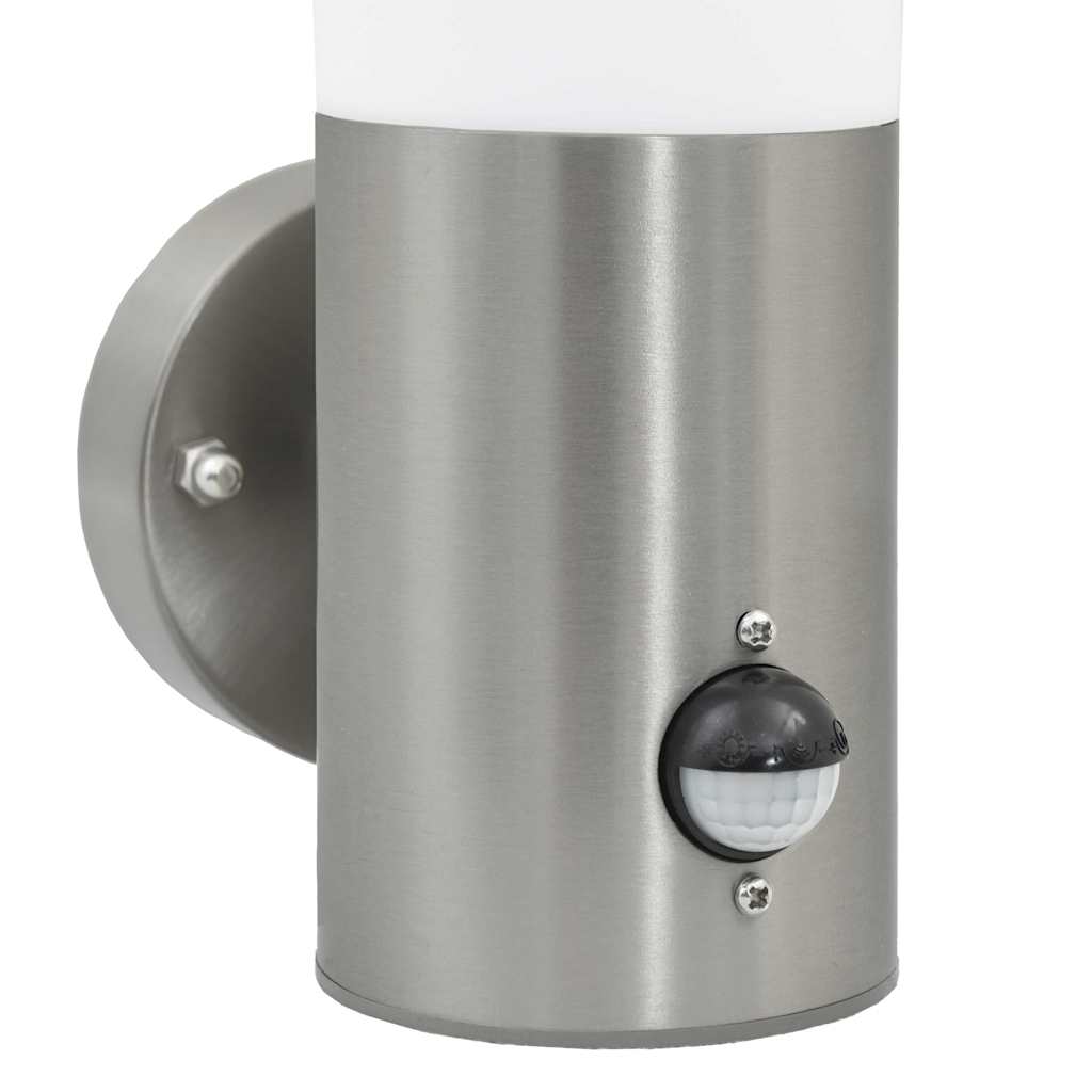 Utevegglampe 2 pcs sølv 12 x 8,5 x 29 cm