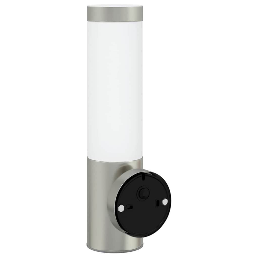 Utevegglampe 2 pcs sølv 12 x 8,5 x 29 cm