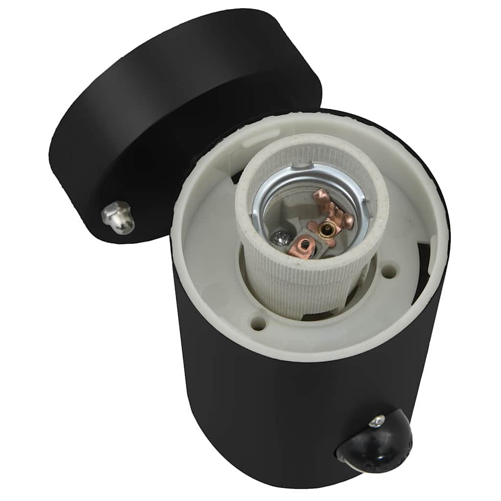 Utevegglampe Svart 12 x 7.5 x 29 cm Rustfritt stål