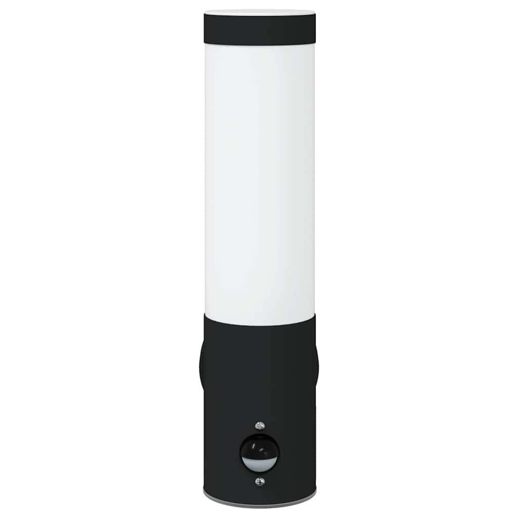 Utevegglampe Svart 12 x 8,5 x 29 cm Rustfritt stål og plast