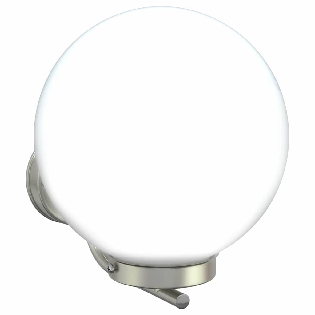 Utevegglampe 2 pcs sølv 29 x 25 x 33 cm Rustfritt stål og plast