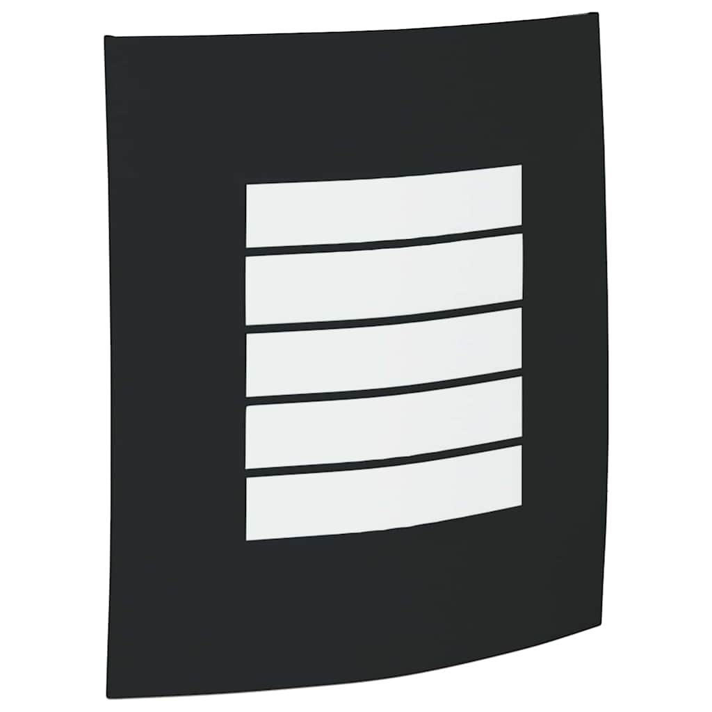 Utevegglampe Svart 23.5 x 10.5 x 26 cm Rustfritt stål