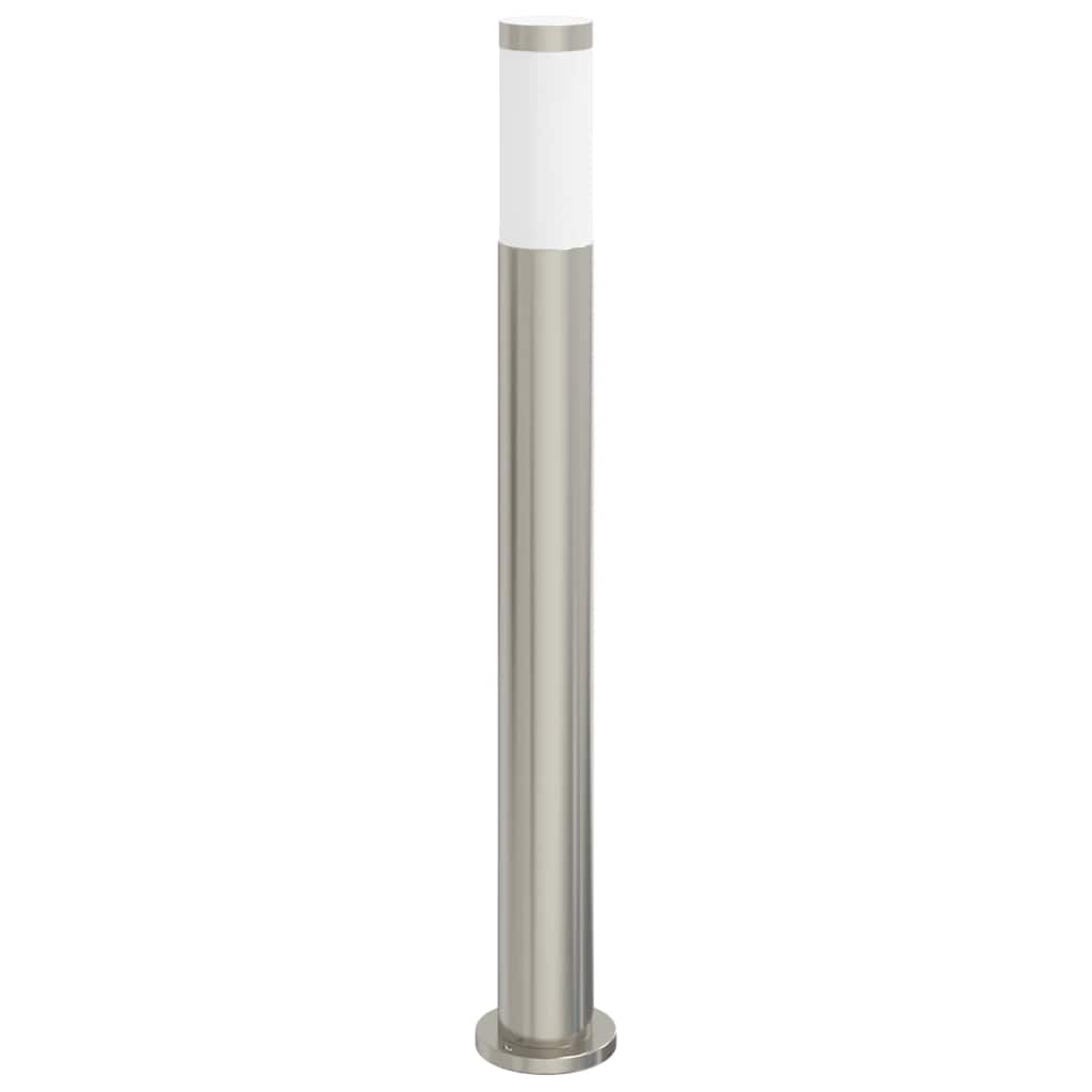 Pullertlampe med sensor 80 cm rustfritt stål IP44