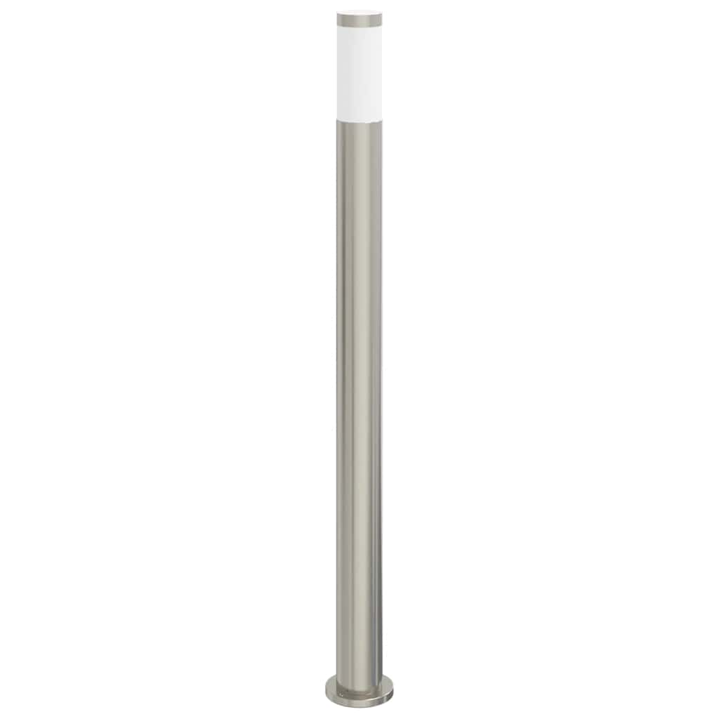 Pullertlampe med sensor 110 cm rustfritt stål IP44