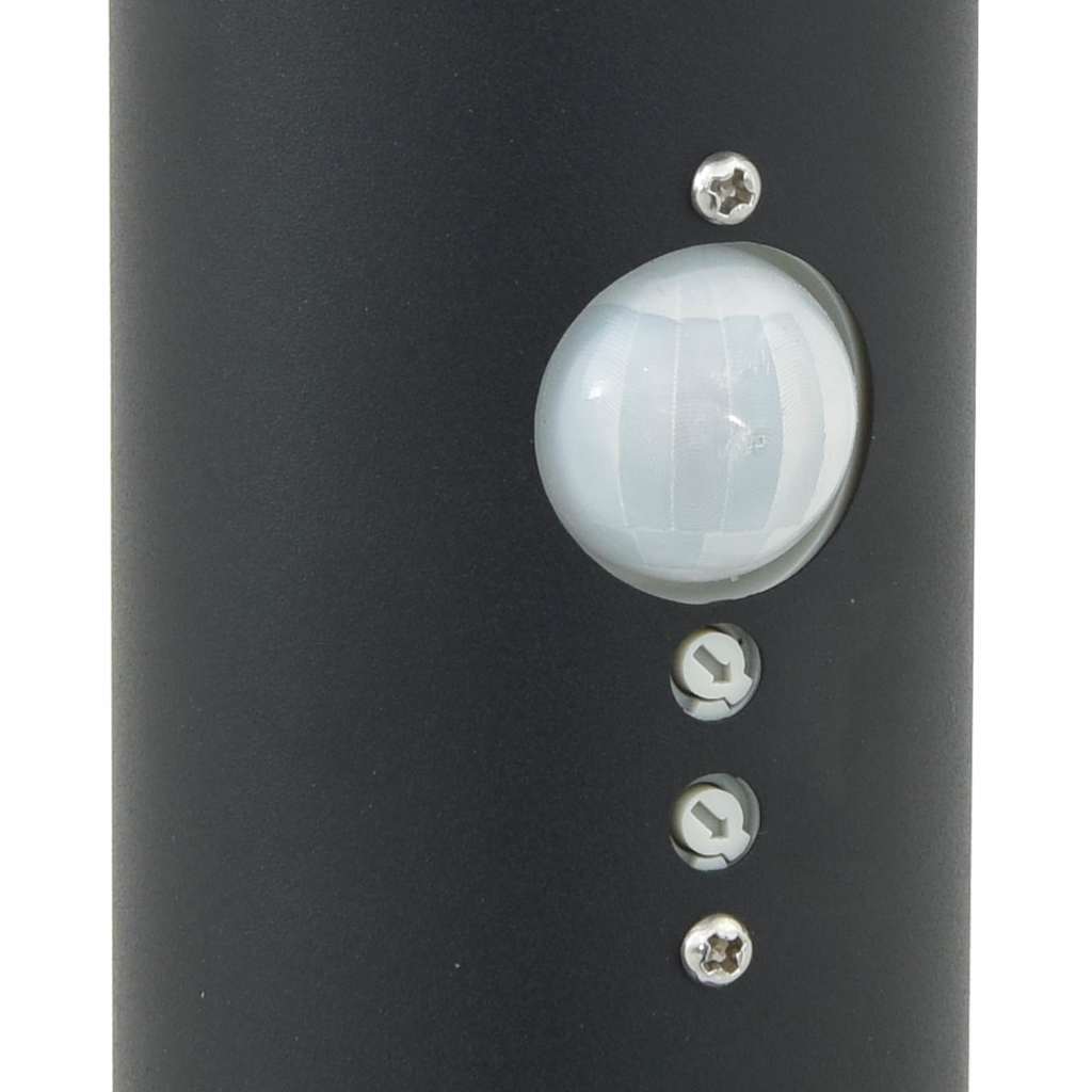 Pullertlampe med sensor 110 cm rustfritt stål IP44