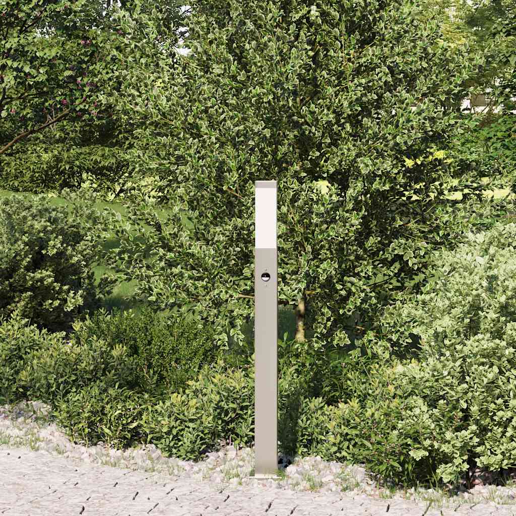 Pullertlampe med sensor 80 cm rustfritt stål IP44