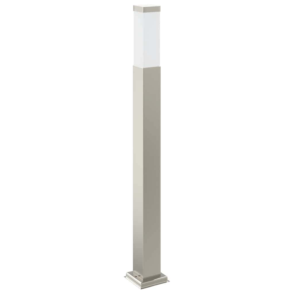 Pullertlampe med sensor og stikkontakt 80 cm rustfritt stål IP44
