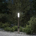 Pullertlampe med sensor og stikkontakt 80 cm rustfritt stål IP44