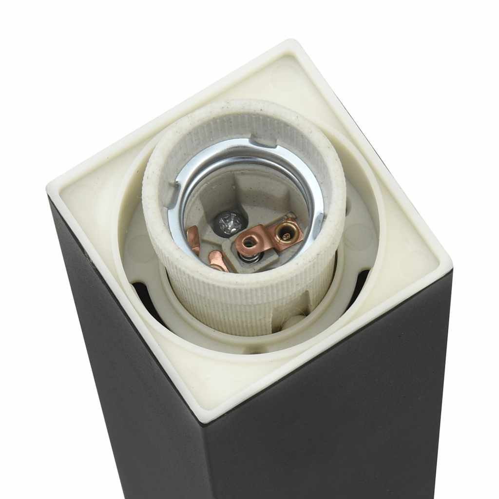 Pullertlampe med sensor 80 cm svart IP44