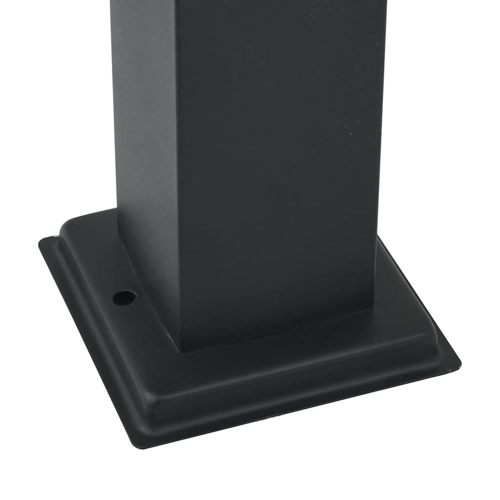 Pullertlys med sensor 3 stk 80 cm svart IP44