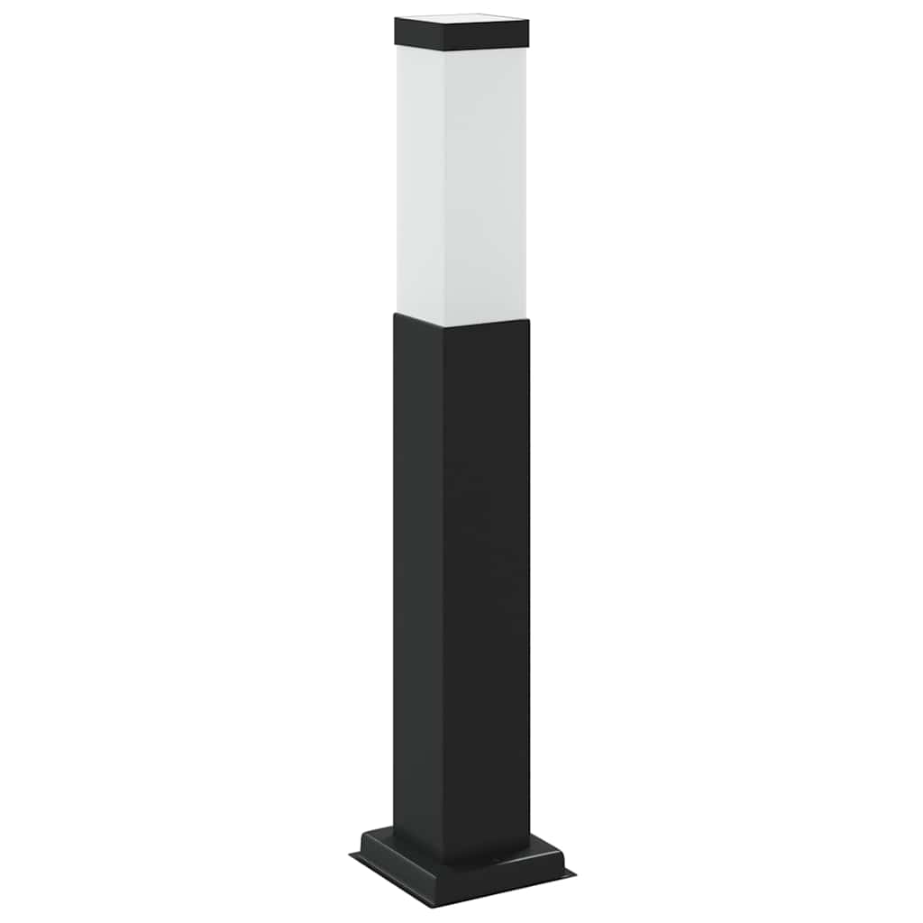 Pullertlampe med stikkontakt 50 cm svart IP44