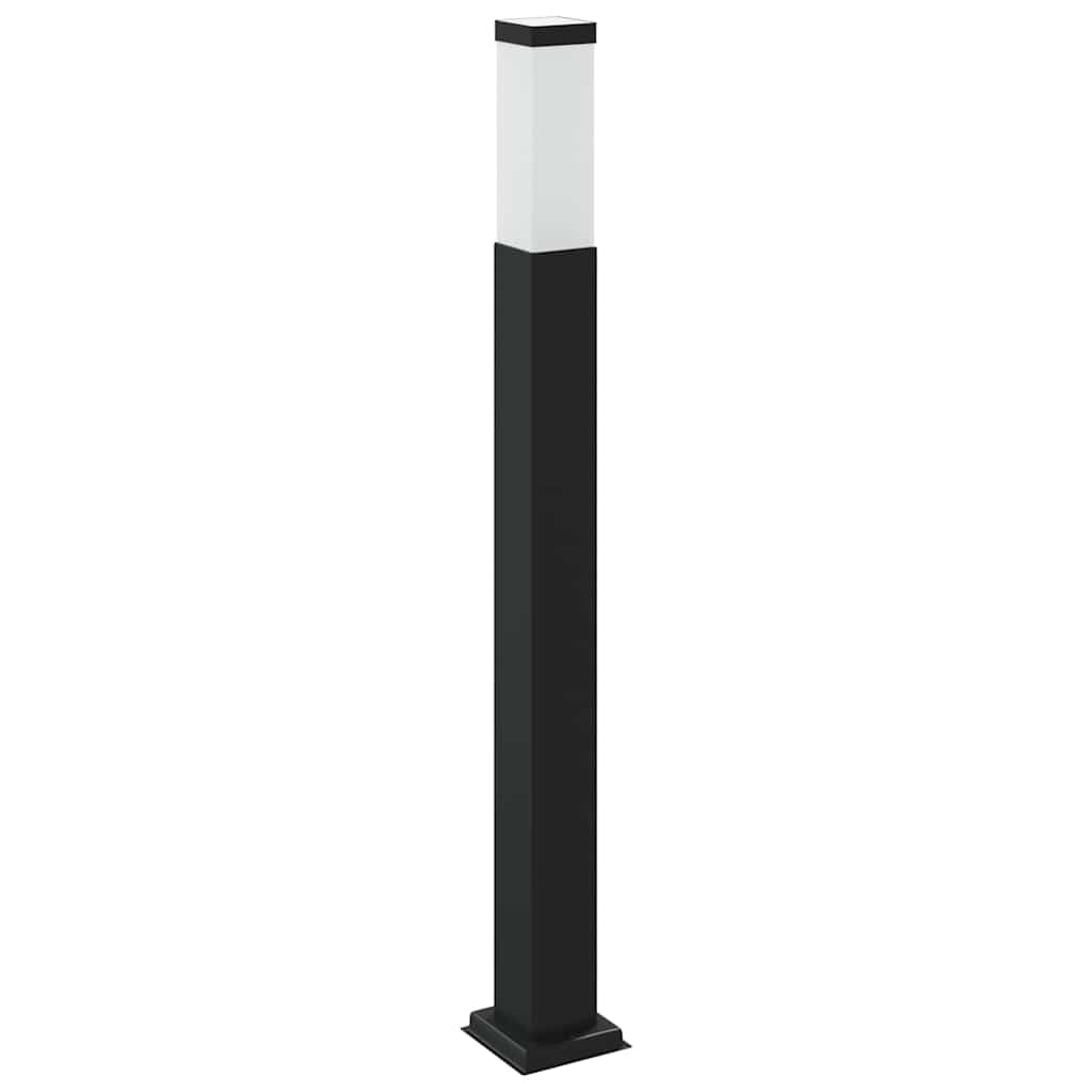 Pullertlampe med stikkontakt 80 cm svart IP44