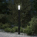 Pullertlampe med stikkontakt 110 cm svart IP44