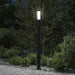Pullertlampe med sensor og stikkontakt 110 cm svart IP44