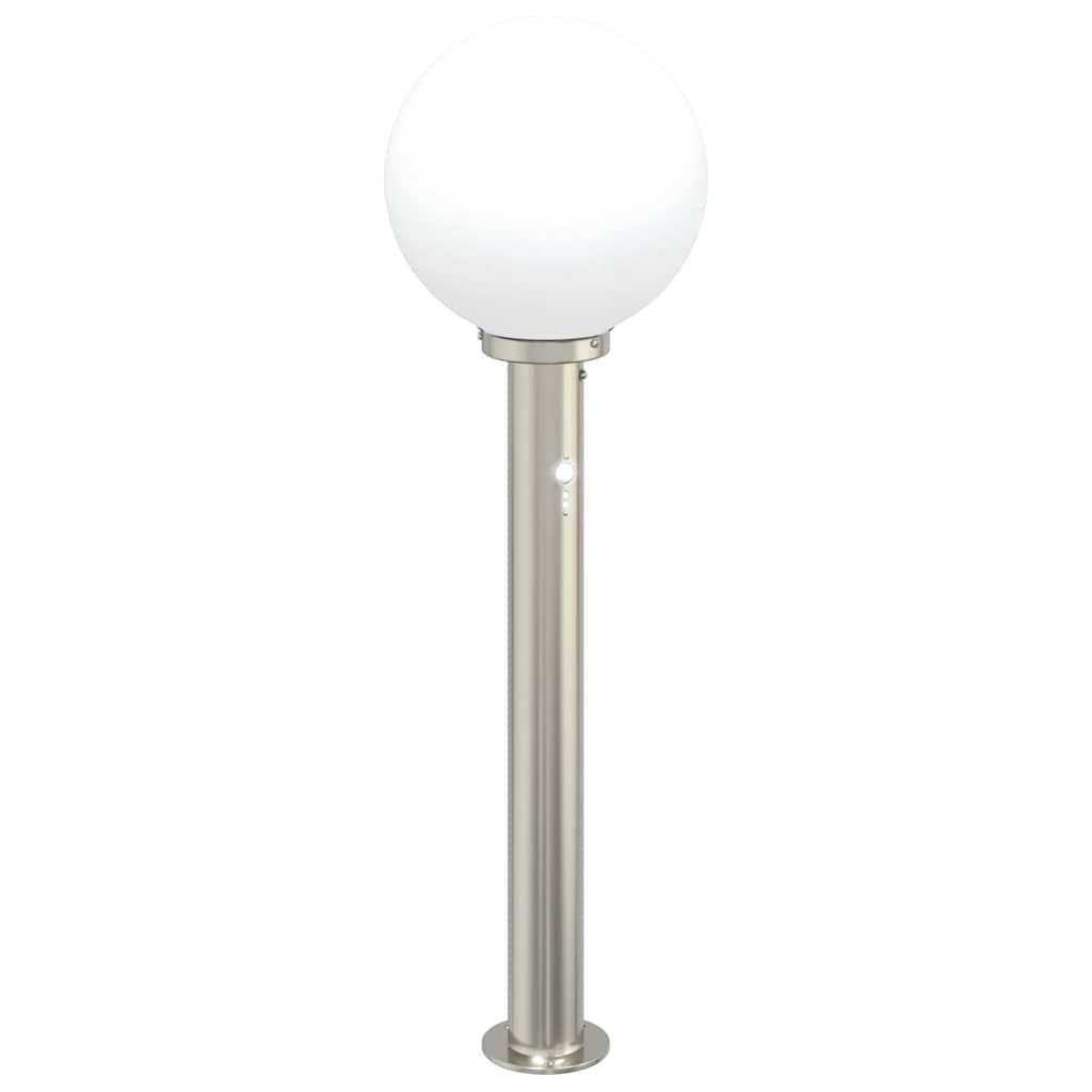 Pullertlampe med sensor 80 cm rustfritt stål IP44
