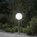 Pullertlampe med sensor 80 cm rustfritt stål IP44