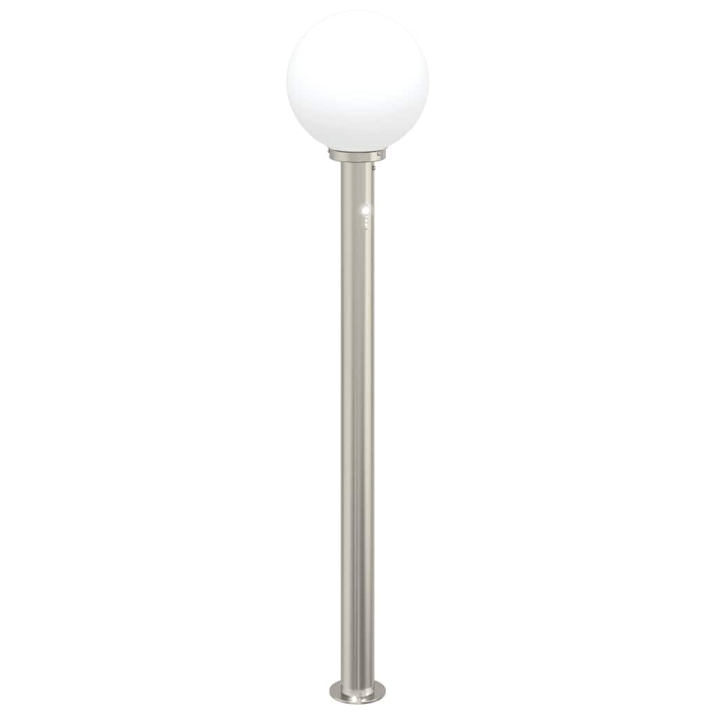 Pullertlampe med sensor 120 cm rustfritt stål IP44