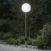 Pullertlampe med sensor og stikkontakt 120 cm rustfritt stål IP44