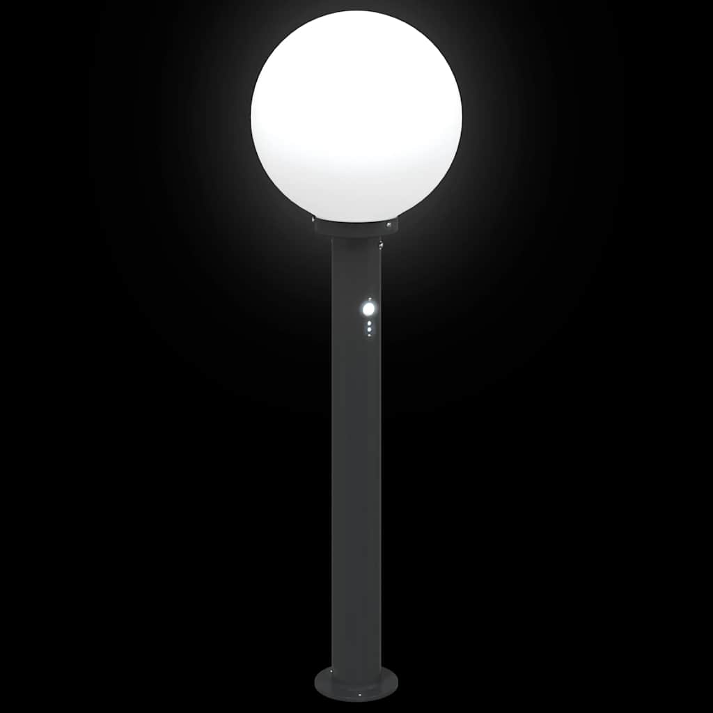 Pullertlampe med sensor 80 cm svart IP44