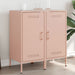 Skjenker 2 stk rosa 36x39x79 cm stål
