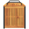 Putekasse 110x45x42/53 cm heltre akasie og stål