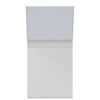 Veggmontert LED-utelampe hvit støpt aluminium