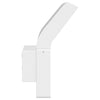 Veggmontert LED-utelampe hvit støpt aluminium