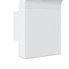 Veggmontert LED-utelampe hvit støpt aluminium