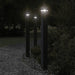 Utendørs gulvlampe svart 110 cm aluminium vidaXL