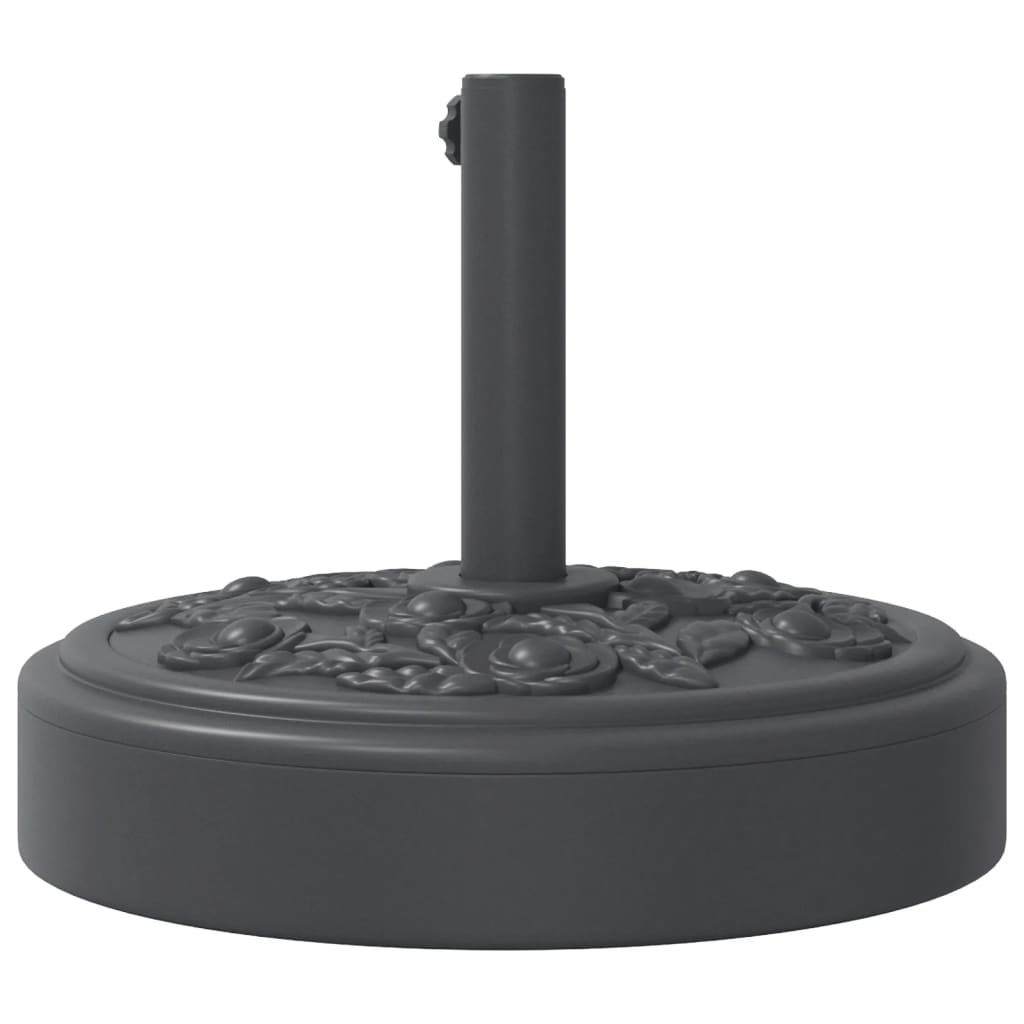 Parasollfot for Ø38 / 48 mm stenger 25 kg rund vidaXL