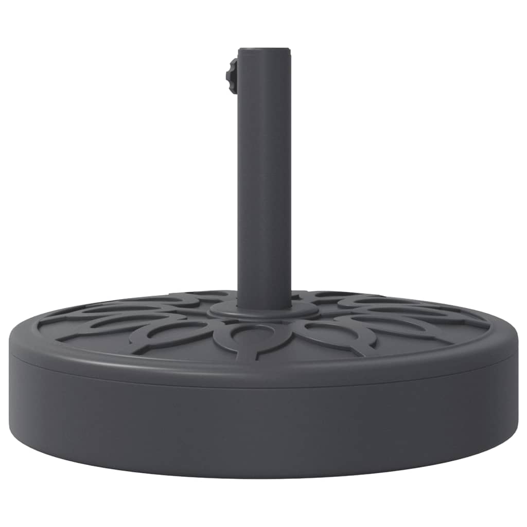 Parasollfot for Ø38 / 48 mm stenger 25 kg rund vidaXL