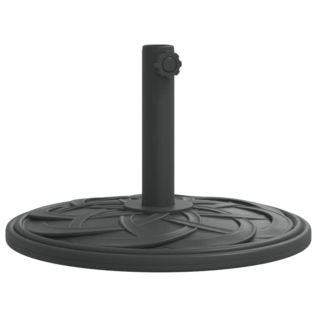 Parasollfot for Ø38 / 48 mm stenger 12 kg rund vidaXL