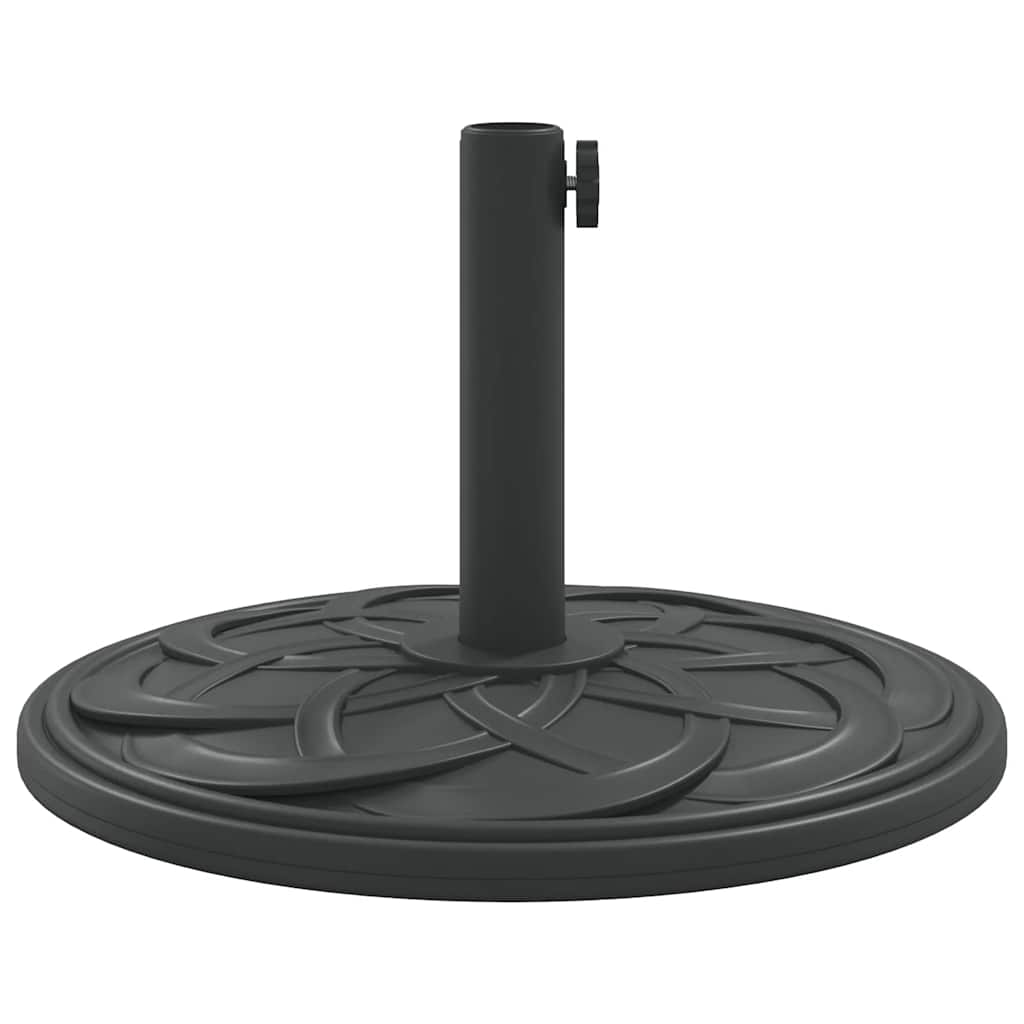 Parasollfot for Ø38 / 48 mm stenger 12 kg rund vidaXL