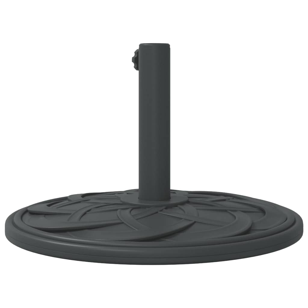 Parasollfot for Ø38 / 48 mm stenger 12 kg rund vidaXL