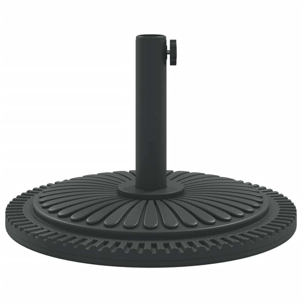 Parasollfot for Ø38 / 48 mm stenger 12 kg rund vidaXL