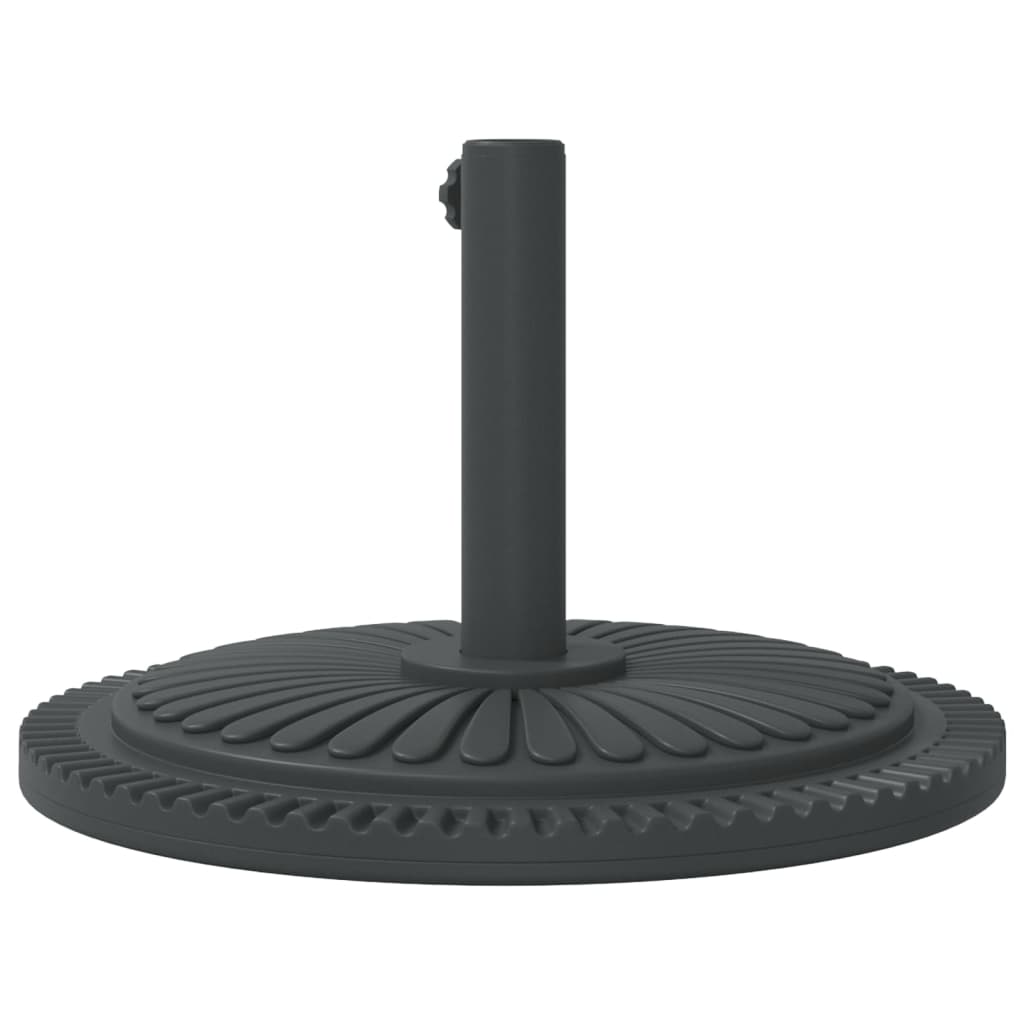 Parasollfot for Ø38 / 48 mm stenger 12 kg rund vidaXL