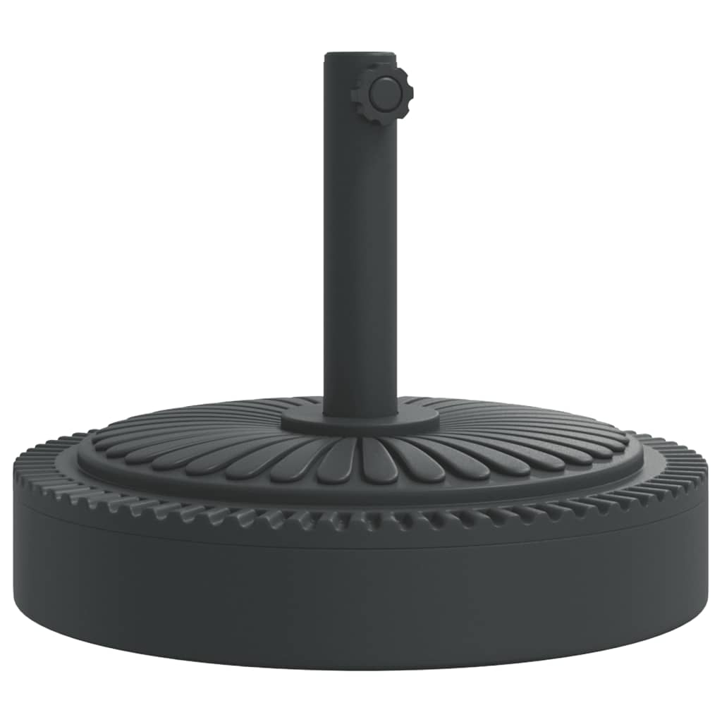 Parasollfot for Ø38 / 48 mm stenger 25 kg rund vidaXL