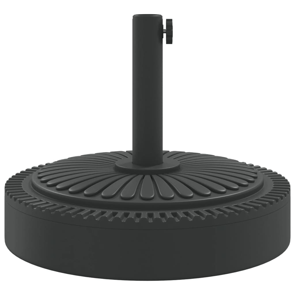 Parasollfot for Ø38 / 48 mm stenger 25 kg rund vidaXL
