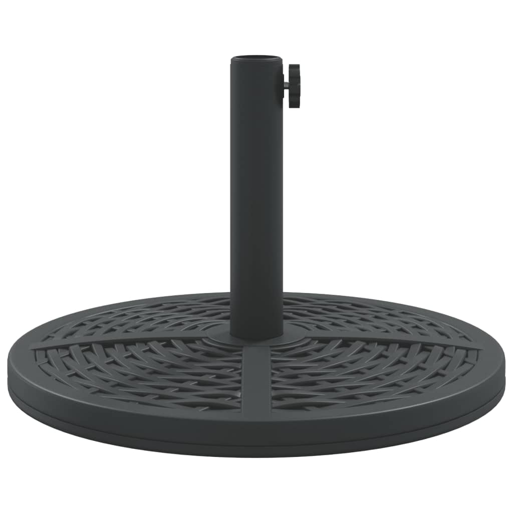 Parasollfot for Ø38 / 48 mm stenger 12 kg rund vidaXL