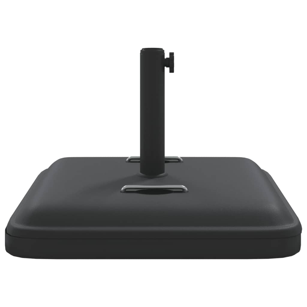 Parasollfot med håndtak for Ø38 / 48 mm stenger 27 kg firkantet vidaXL