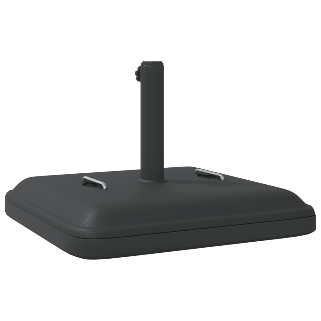 Parasollfot med håndtak for Ø38 / 48 mm stenger 27 kg firkantet vidaXL