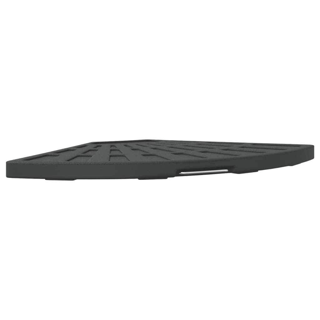 Parasollvekt med håndtak for parasoller med kryssfot 14 kg vidaXL