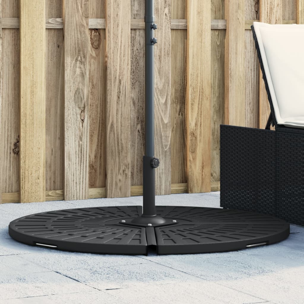 Parasollvekt med håndtak for parasoller med kryssfot 14 kg vidaXL