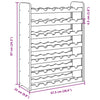 Vinstativ 67,5x25x87 cm heltre furu