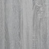 Kjøkkenskap grå sonoma 95x50x180 cm konstruert tre