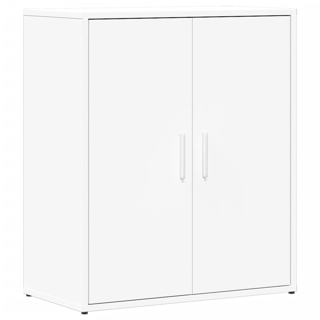 Skjenker 2 stk hvit 60x31x70 cm konstruert tre