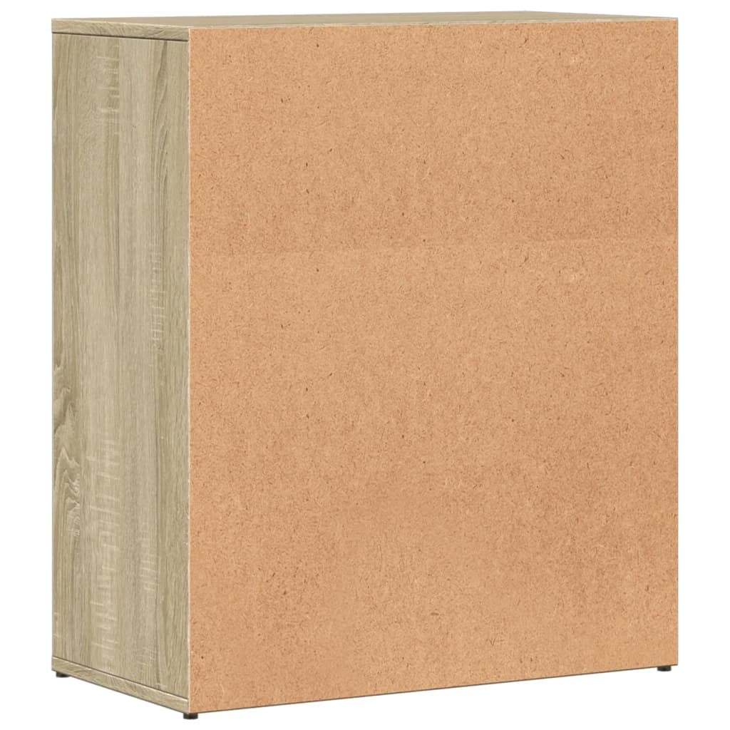 Skjenker 2 sonoma eik 60x31x70 cm konstruert tre