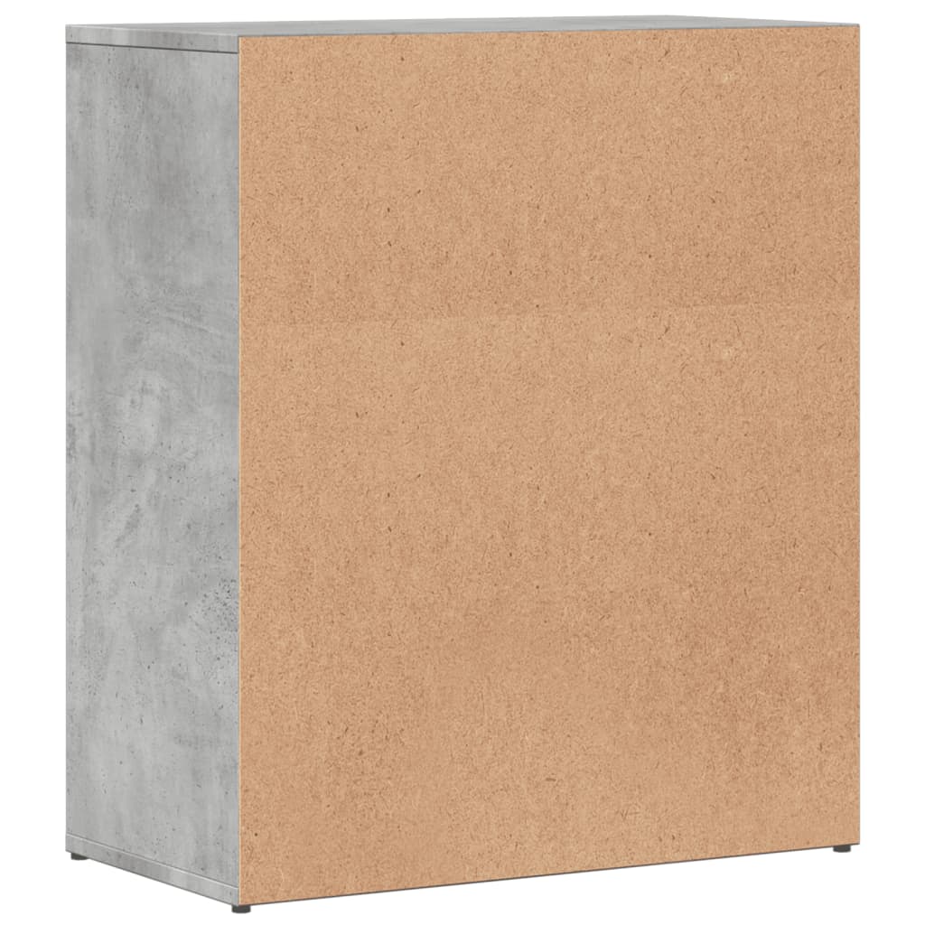 Skjenker 2 betonggrå 60x31x70 cm konstruert tre